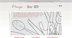 Desktop Screenshot of maya.co.uk