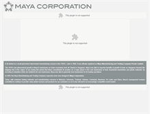 Tablet Screenshot of maya.com.sg